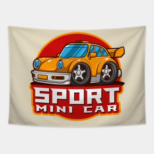 Sport Mini Car Tapestry