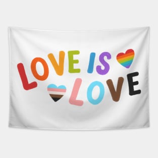 Love is Love Shirt Pride T-Shirt Gay Pride Tshirt Proud LGBTQ apparel Lesbian Pride Bi Pride Equality Shirt Pride Month Gift Rainbow shirt Tapestry