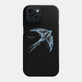 Water illustration “Swallow“ Phone Case