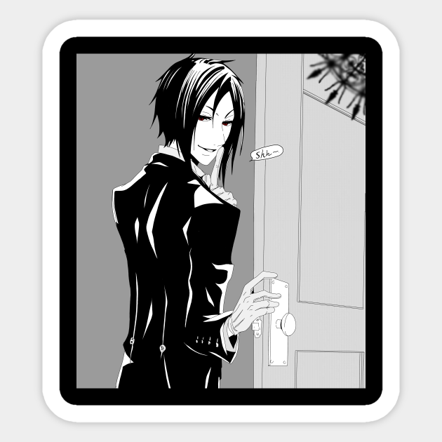 Sebastian Michaelis Secret Black Butler Sticker Teepublic