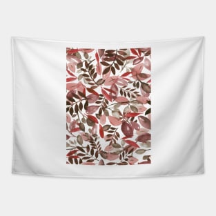 Abstract Leaves Pattern Tapestry