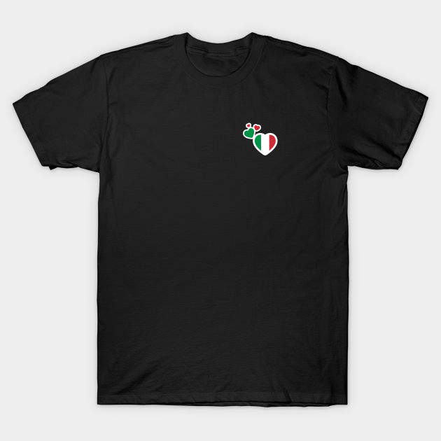 Discover I Love Italy! - Italian Flag - T-Shirt