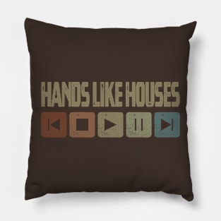 Hands Like Houses Control Button Pillow