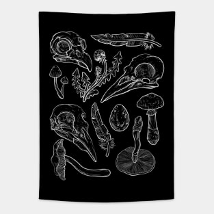 Psilocybe Birds Tapestry