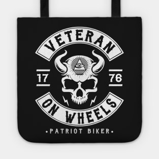 BIKER, VETERAN BIKER, PATRIOT Tote