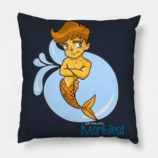 Tangerine Merbie Pillow