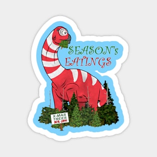 Camarasaurus Holiday Cheer Magnet