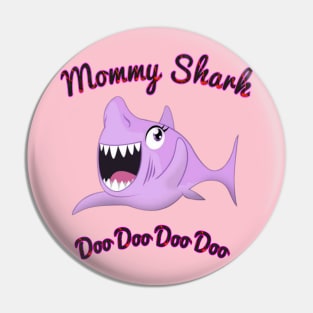 Mommy shark halloween day Pin