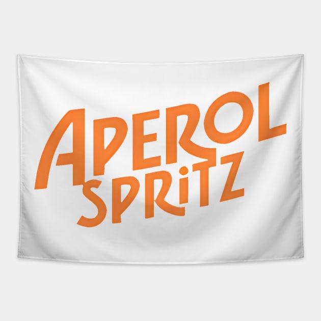 Aperol Spritz, Coctail Tapestry by stilesdesigns