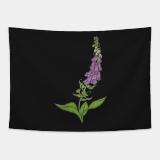 Foxglove Flower Tapestry