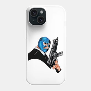 Blue Demon Machinegun Phone Case