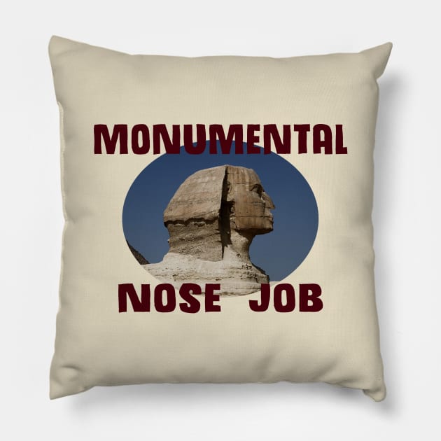 Sphinx Nose Job Pillow by TenomonMalke