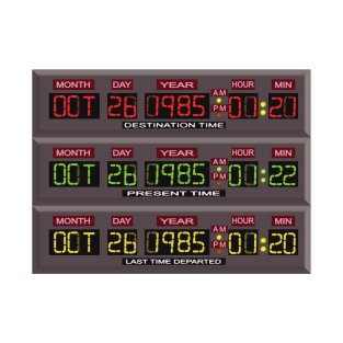 Back To The Future Time Circuit T-Shirt