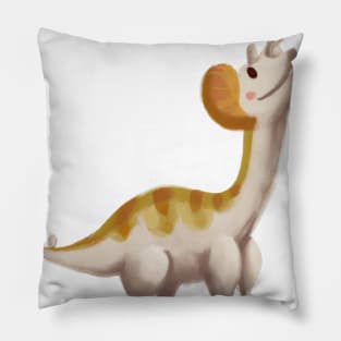 Cute Dinosaur Drawing Pillow