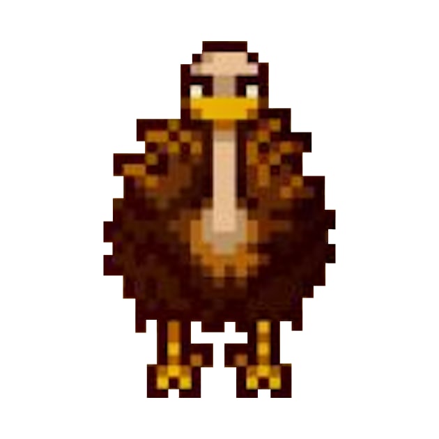 Stardew Valley Ostrich (Front) by r9440