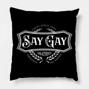 Say Gay - Pride Bill Pillow