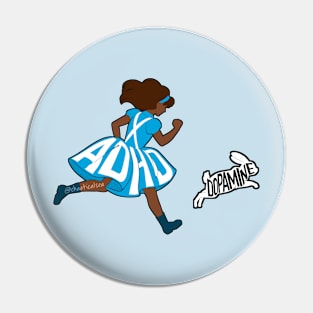 ADHD in Wonderland - Aria Pin