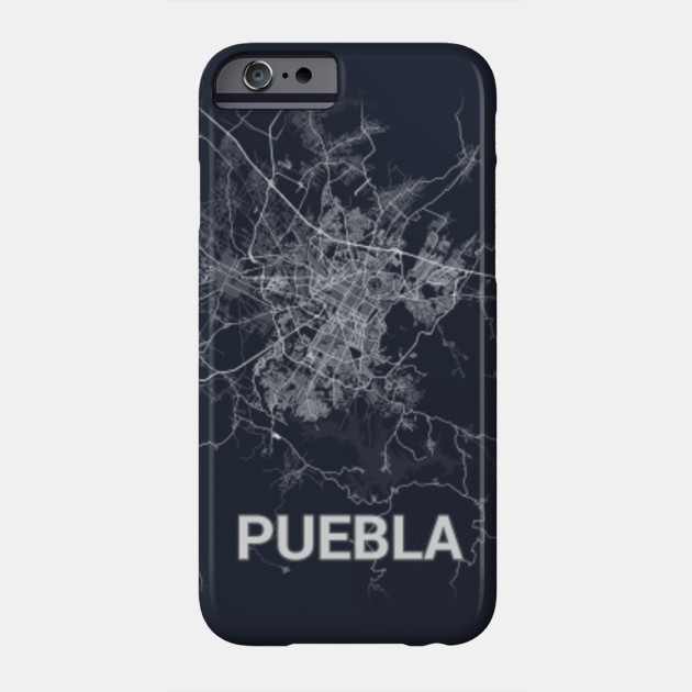 Puebla Mexico City Map Puebla Phone Case Teepublic