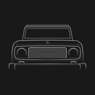 International Harvester Scout 800 - front stencil, white T-Shirt