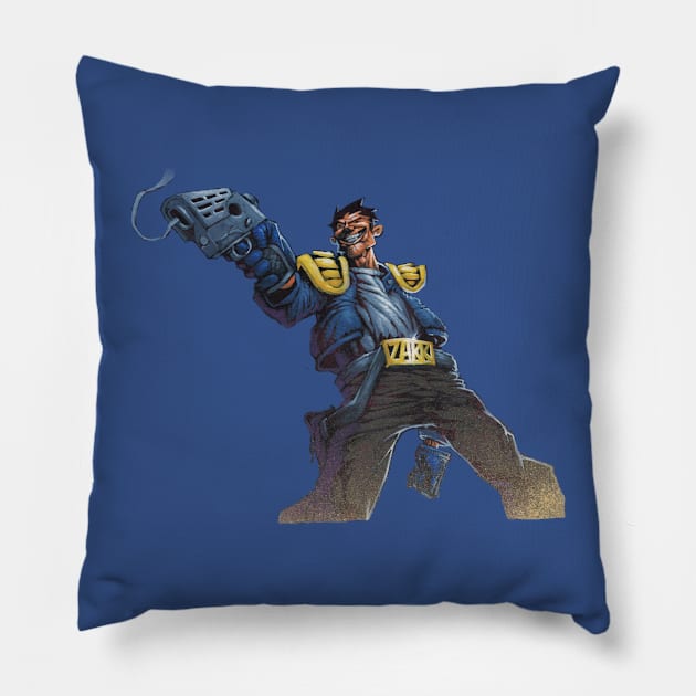 Zakk Pillow by OrangUtanComics