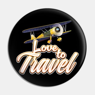 Love to Travel Pin