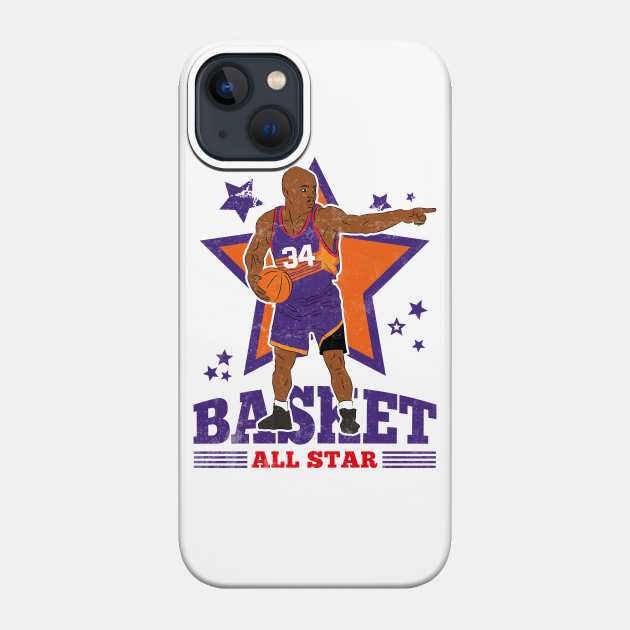 Discover Barkley Basketball Sir Charles Phoenix 34 All Star - Charles Barkley - Phone Case