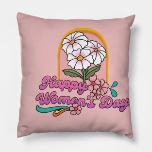 Happy Women's Day Pillow