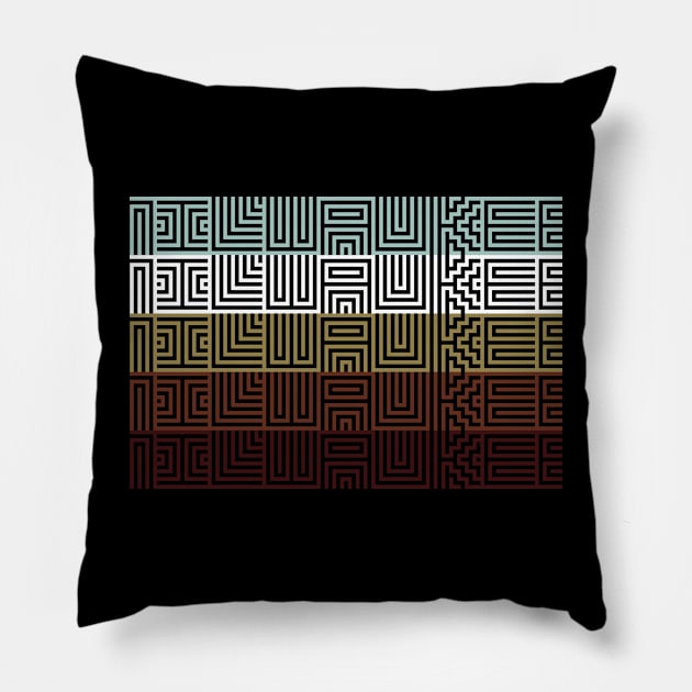 Milwaukee Pillow by thinkBig