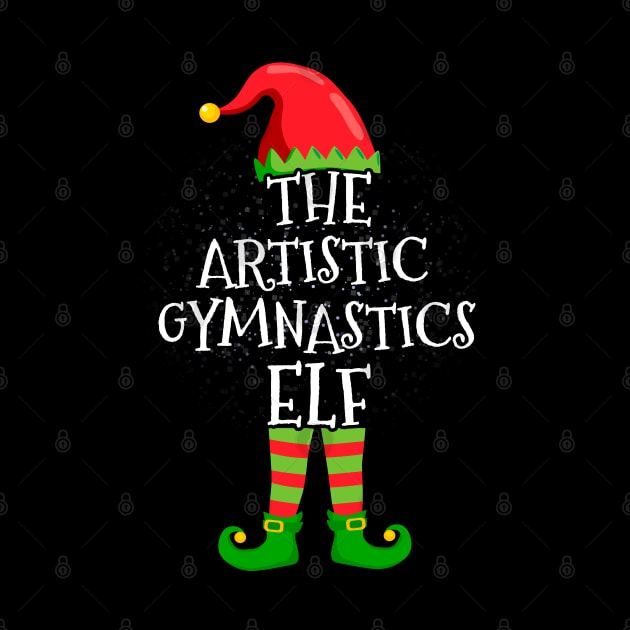 Artistic Gymnastics Elf Family Matching Christmas Group Funny Gift by silvercoin