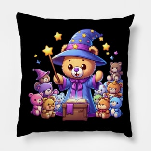 Wizard teddy bear Pillow