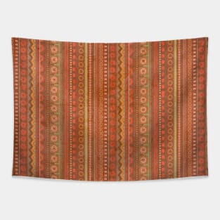 Colorful Mosaic Aztec Pattern Indian Mexican Ethnic Oriental Rug Tapestry