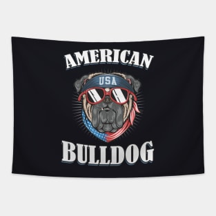 American Bulldog Dog Owner Gifts Tapestry