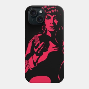 Star Trek - Uhura in the Dark Phone Case