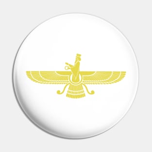 Faravahar - Zoroastrian symbol design -Zoroastrianism religion Pin