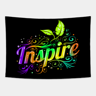 Inspire Sunny and Good vibes LGBTQ colorful Tapestry