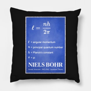 Niels Bohr Atomic Model Pillow