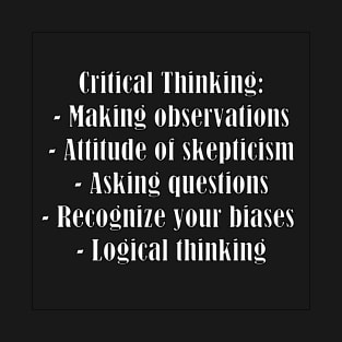 Critical Thinking T-Shirt