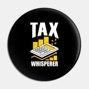 Tax Whisperer Accountant CPA Gift Pin