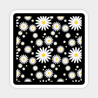 Sunflower Seamless Print Magnet