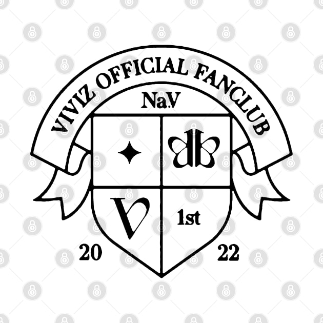 VIVZ official fanclub badge (Black) by strasberrie