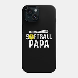 My Favorite Softball Player calls me Papa Tee Fathers day Phone Case
