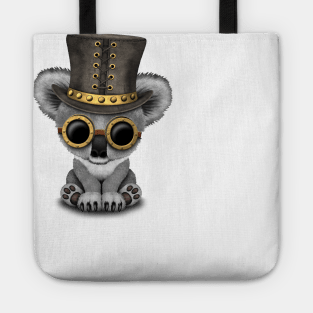 Steampunk Baby Koala Bear Tote