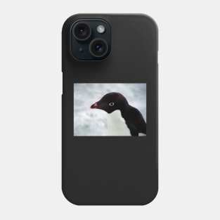 Adelie Penguin Portrait, Cape Adare, Antarctica Phone Case