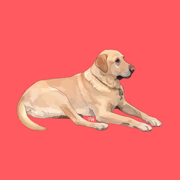 Yellow Labrador by DahlisCrafter