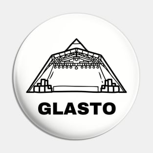 Glastonbury Festival Pyramid Stage Pin