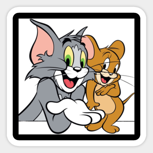 Tom Cat And Jerry Mouse Tom And Jerry Sticker Teepublic