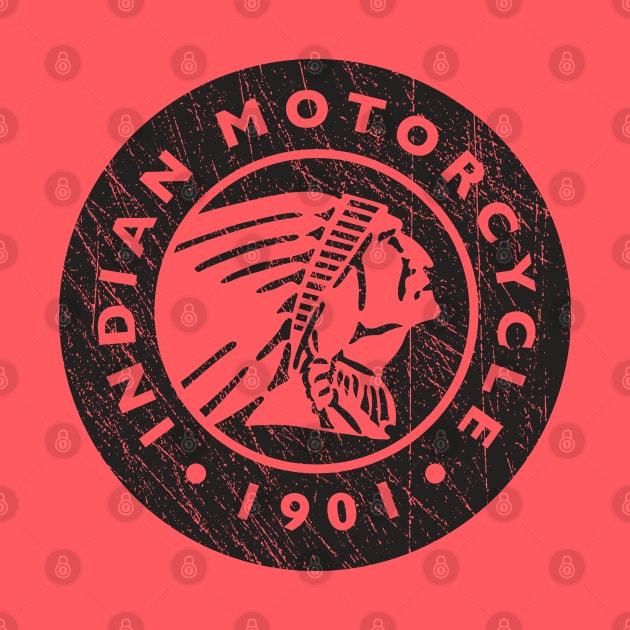 Retro Indiana Motorcycle 1901 by thesuamart