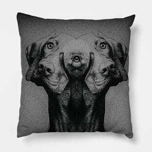 Double Dog Pillow