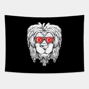 Rasta Reggae Lion Turkey Gift Rastafari Tapestry