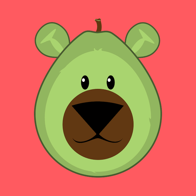 Bear faced avocado by wuxter